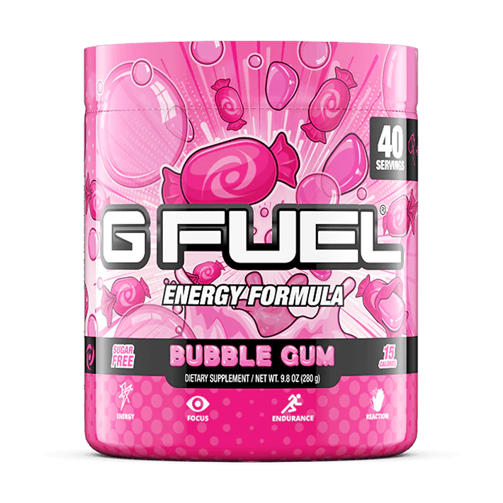 G FUEL PRE-WORKOUT 40s BUBBLE GUM