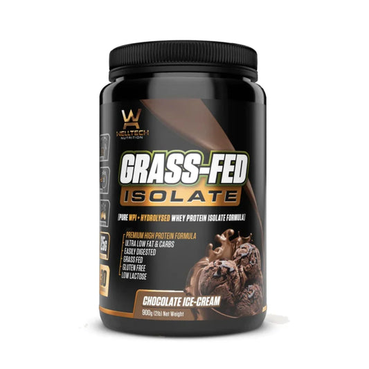 WELLTECH Grass-fed Whey Isolate 2Lb Chocolate Ice cream