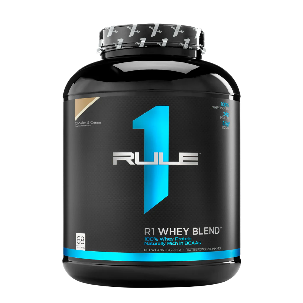 Rule1 whey blend 5Lb (Cookies & Crème)