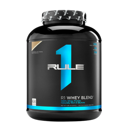 Rule1 whey blend 5Lb (Cookies & Crème)