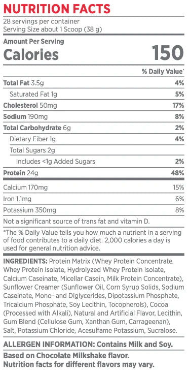 BSN SYNTHA-6 EDGE 4LB (CHOCOLATE MILKSHAKE)