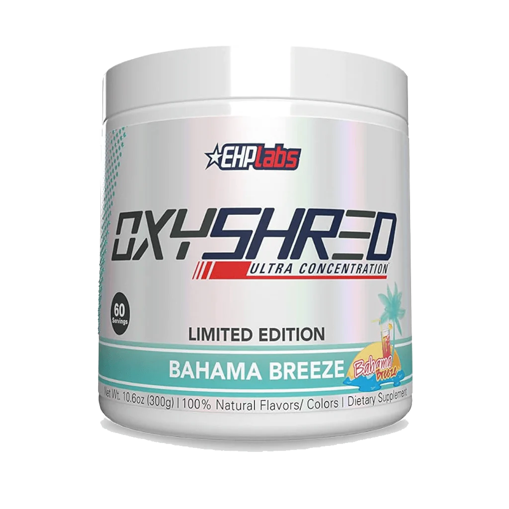OXYSHRED Thermogenic (fat burner 300 g I 60 Servings) BAHAMA BREEZE