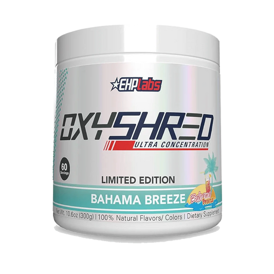 OXYSHRED Thermogenic (fat burner 300 g I 60 Servings) BAHAMA BREEZE